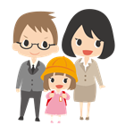 娘と旦那と私